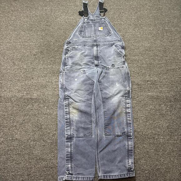 Carhartt Other - Carhartt blue double knee overalls